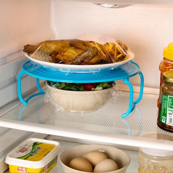 Multifunction Microwave Oven Steam Rack Double Layers Insulating Plate Random Color