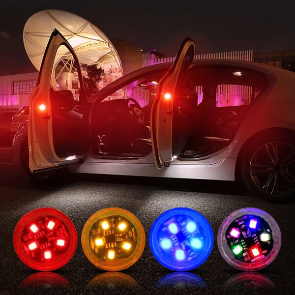 4PCS Wireless Car Opening Door Singal Lights