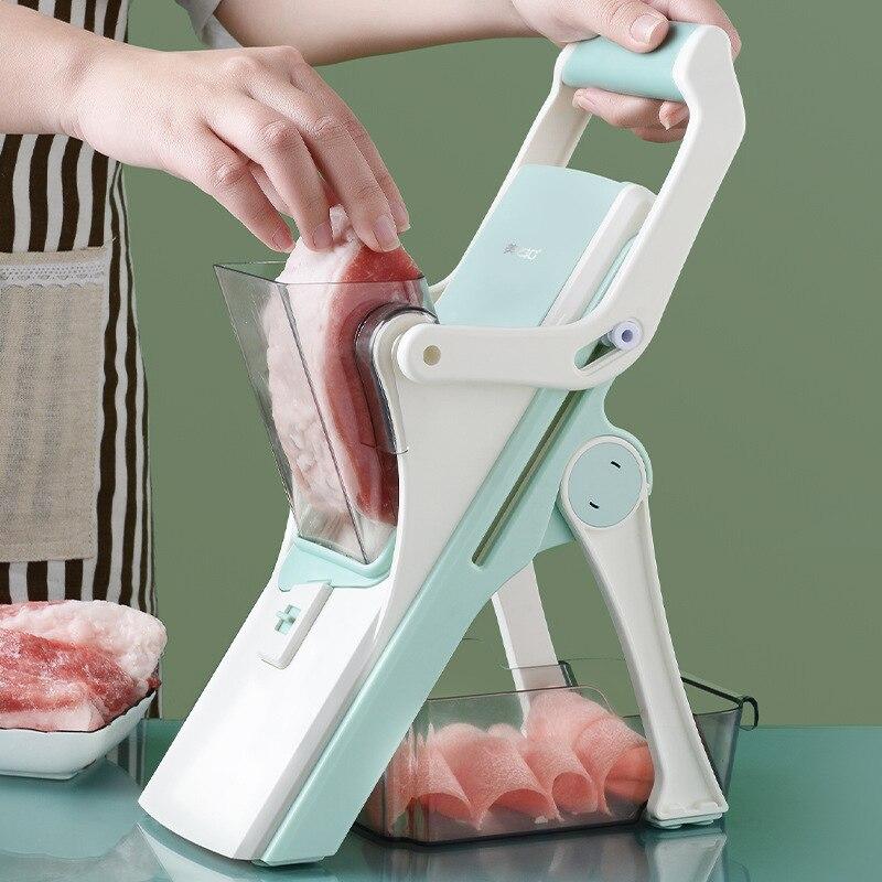 New 5 In 1 Multi Function Vegetable Cutter Lemon Slicer Fruit Slicer Grater Shredders Drain Basket Gadgets Kitchen Accessories