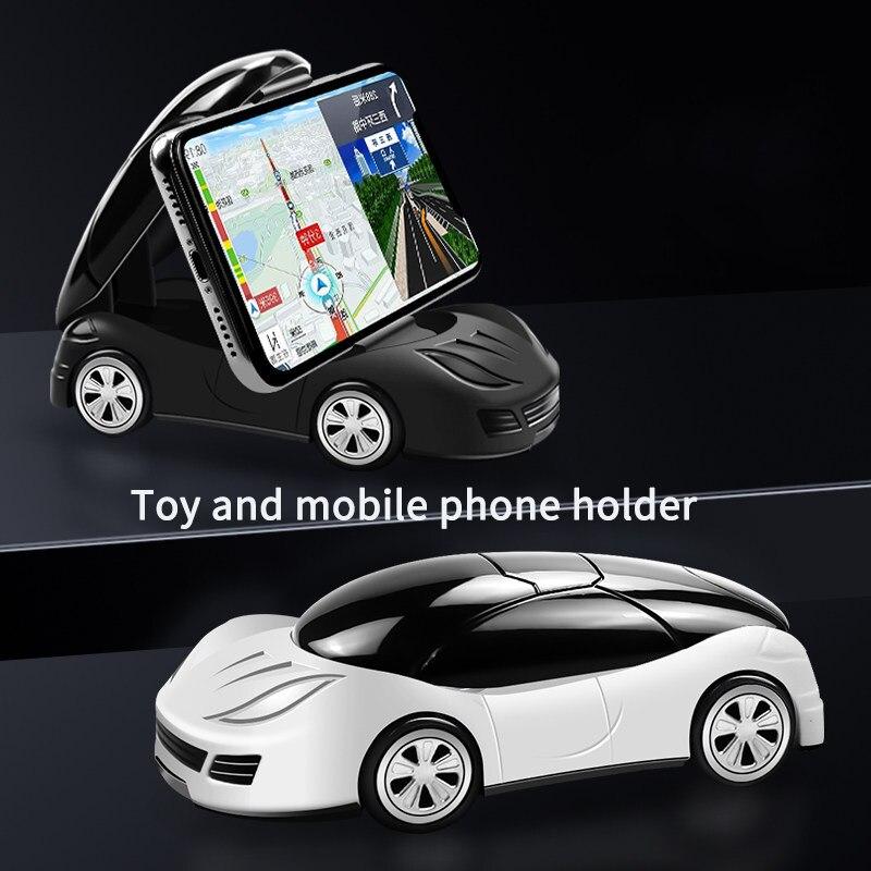 Car Phone Holder Universal Car Toy Shape Car Dashboard Mount Phone Holder Suitable For Mobile Phone I-phone/xiaomi/huawei/samsung Multi-use