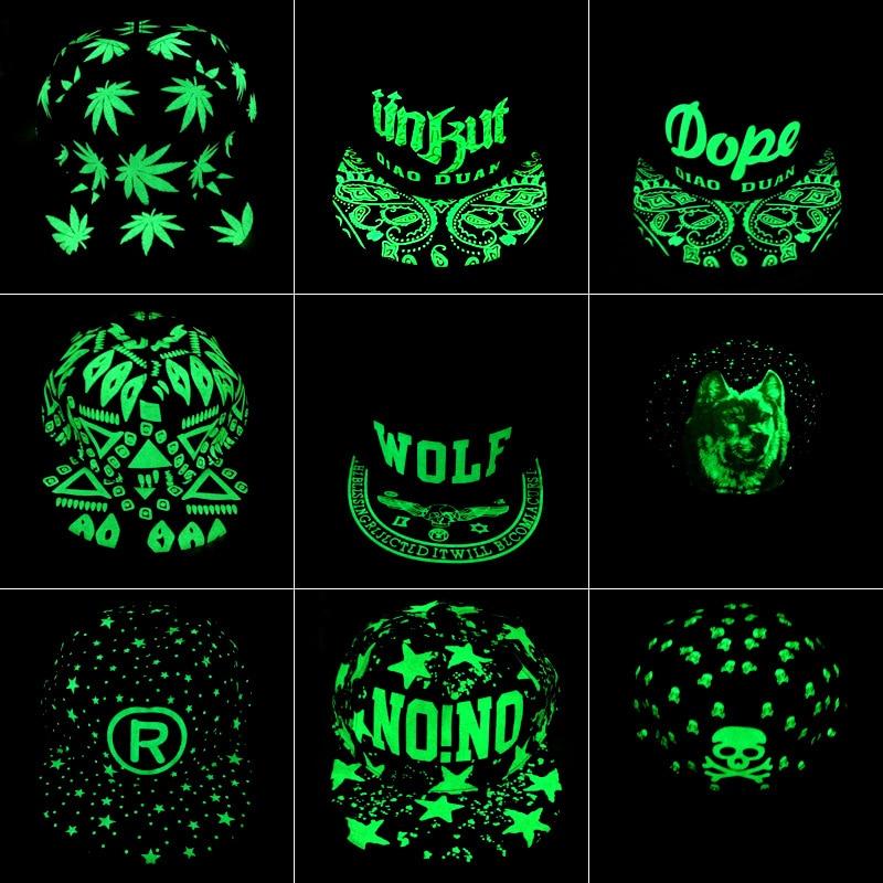 New Fashion Fluorescence Baseball Cap Women Men Snapback Caps Luminous Gorras Sport Casquette Hip Hop Cap Hat