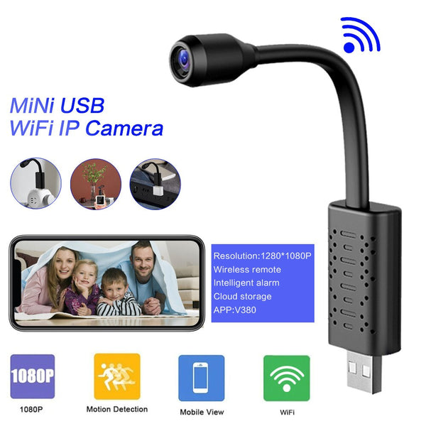 New U21 HD 1080P Smart Mini Wifi USB Camera Real-time Surveillance IP Camera Motion Detection Loop Recording Small camera hidden TF