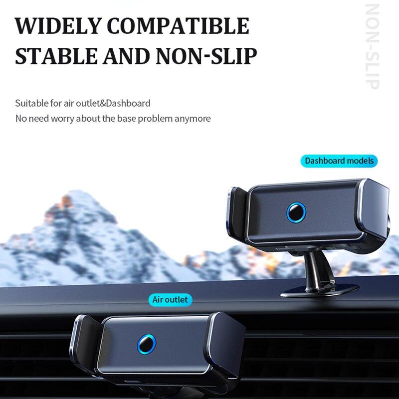 Newest Car Electric Bracket Smart Induction Car Air Outlet Dashboard Stand 360 Rotation Phone Holder GPS Navigation Car Bracket