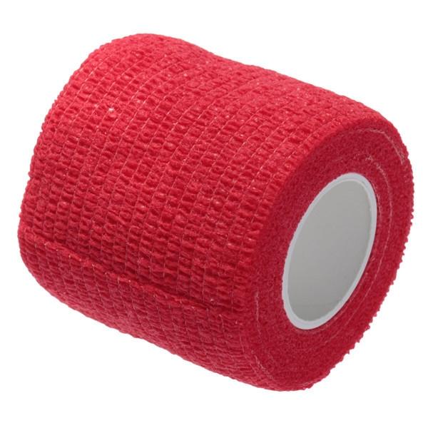 Non-woven Adhesive Elastic Supporting Finger Arm Bandage Tapes - Red
