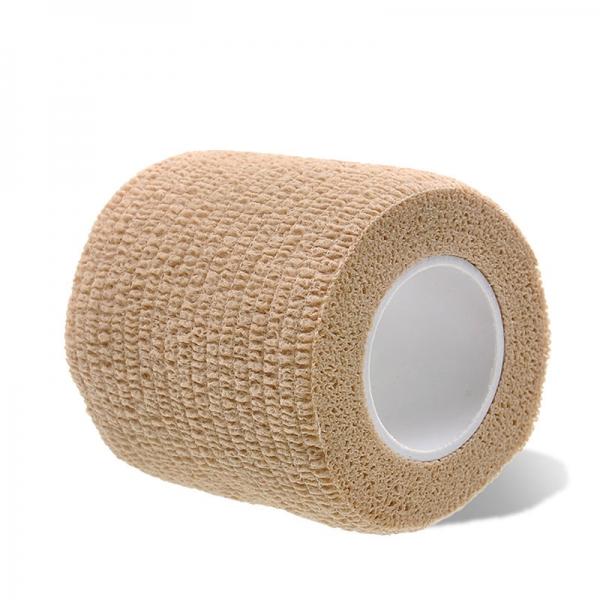 Non-woven Adhesive Elastic Supporting Finger Arm Bandage Tapes - Skin Color