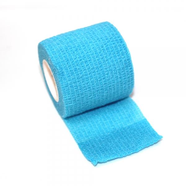 Non-woven Adhesive Elastic Supporting Finger Arm Bandage Tapes - Sky Blue