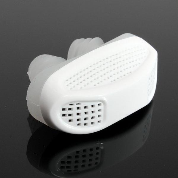 Nose Air Purifier Clip Breathing Apparatus Anti Relieve Snoring Device White