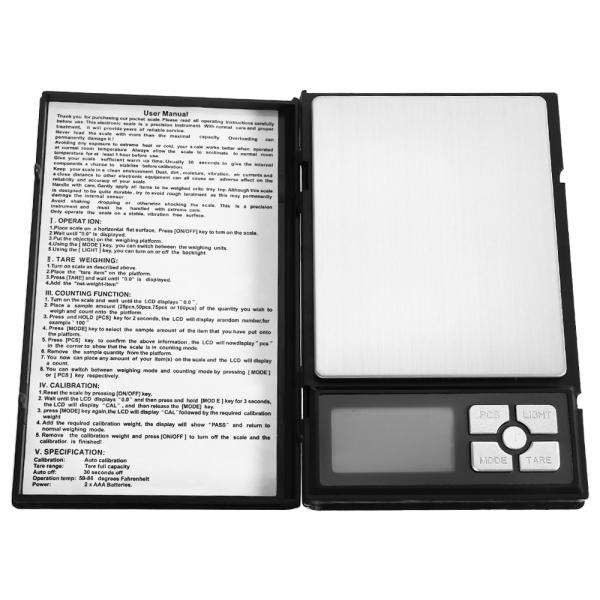 500g/0.01g Notebook Precision Electronic Scale/Gold Jewelry Scale