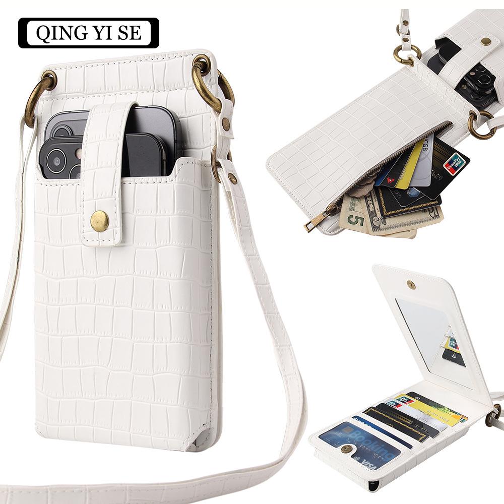Women Wallet Famous Brand Cell Phone Bags Big Card Holders Handbag Purse Clutch Messenger Shoulder Long Straps