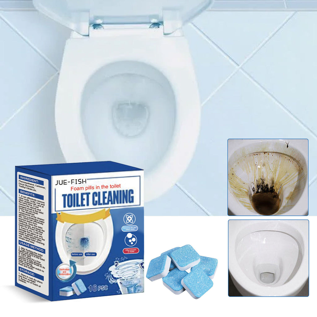 Toilet Cleaning Effervescent Tablets No Need to Brush Multifunctional Effervescent Spray Concentrate Cleaner Home Toilet Cleaner