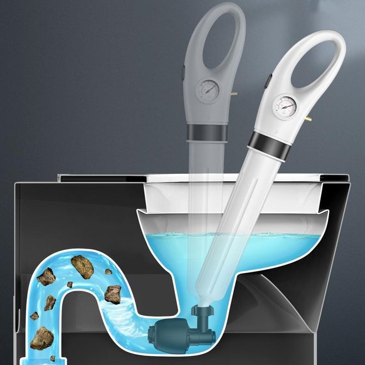 Sewer Dredge Clogged Toilet Plungers Drain Blaster High Pressure Cleaner Air Drain Cleaner Manual Pneumatic Dredge Tools