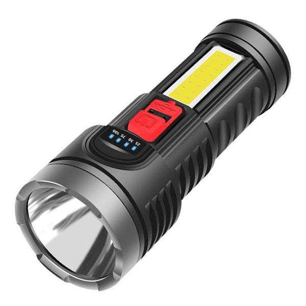 1500LM Rechargeable Flashlight Super Bright Long-Range Home Outdoor Multi-Function Portable Mini LED With Side Light