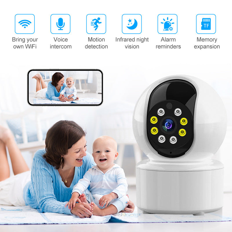 2MP 1080P WiFi Security IP Camera Surveillance Camera Infrared Night Vision 2.4G  Two-way Audio 360 Degree Rotation Baby Monitor