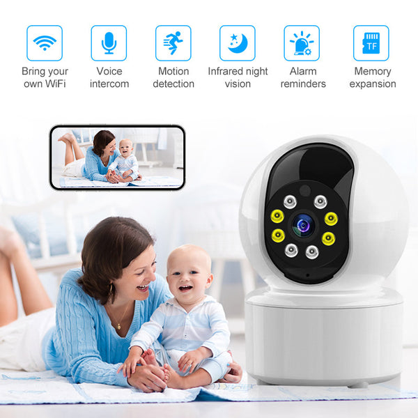 2MP 1080P WiFi Security IP Camera Surveillance Camera Infrared Night Vision 2.4G  Two-way Audio 360 Degree Rotation Baby Monitor