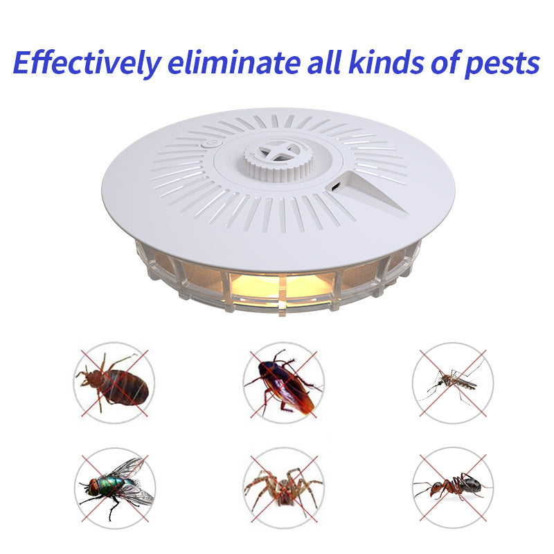 Flea Trap Pet Household Flea Trap Lamp Nontoxic Flea Sticky Trap Dropshipping Safe For Family Insect Trap