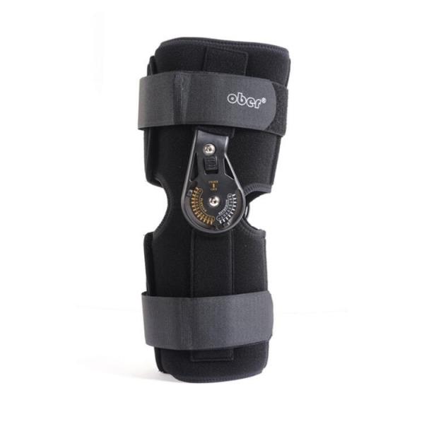 Ober Orthopedic Hinged ROM Adjustable Knee Brace Support Splint Stabilizer Wrap - Size L