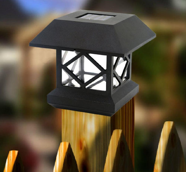 LED Column Headlight Outdoor Waterproof Solar Energy Lantern Light Community Villa Light Outdoor Patio Door Pillar Light Walled