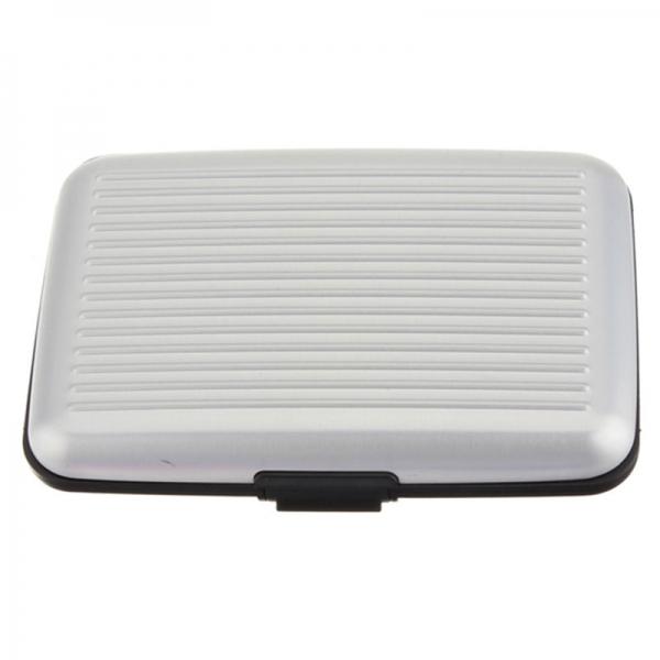 Outdoor Travel Pocket Cardfile Business ID Credit Card Wallet Holder Case Silver
