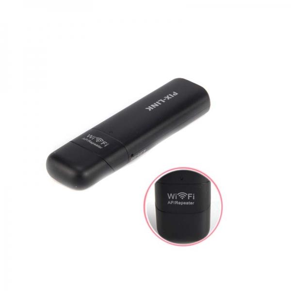 300M WIFI Wireless USB Repeater Signal Amplifier Relay AP Mode Black