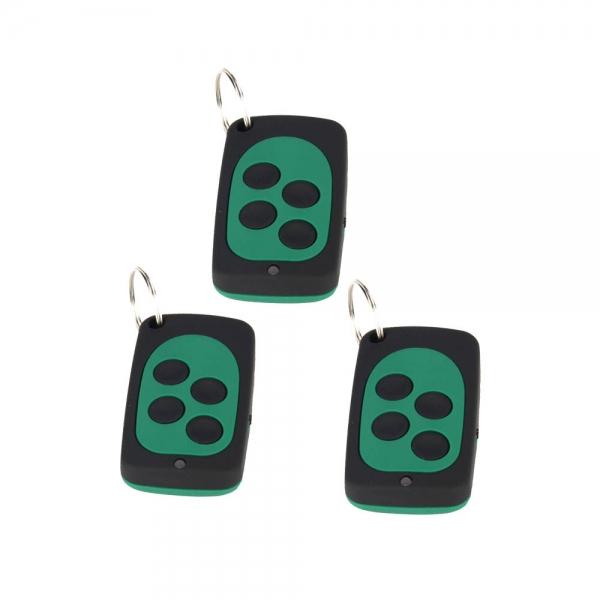 3PCS wireless control universal copy remote control (black + green)