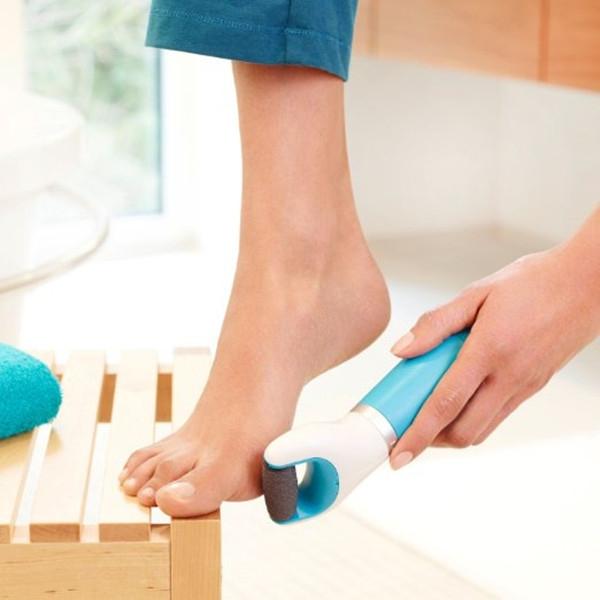 Pedi Perfect Extra Coarse Electronic Pedicure Foot File Blue