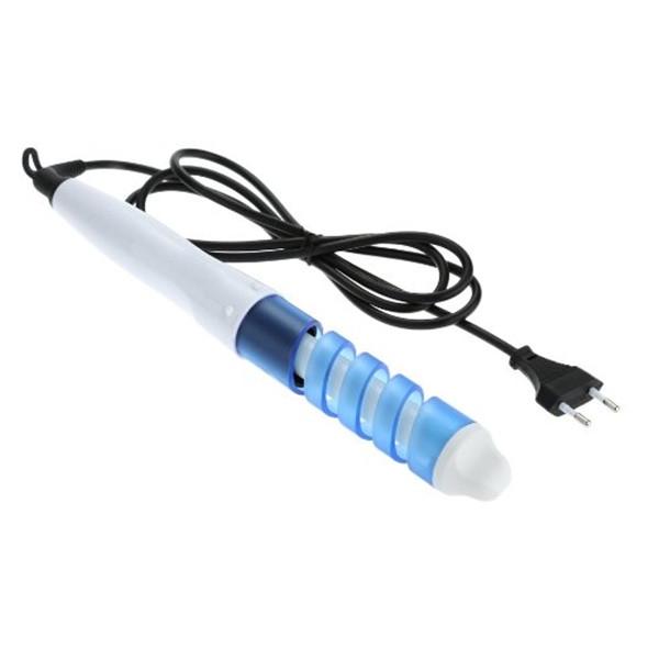 Perfect Constant Temperature Electric Ceramic Hair Curler Spiral Hair Rollers Curling Iron Wand Salon Hair Styling Tool Blue