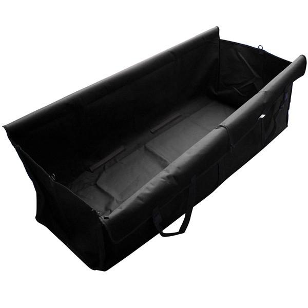 Pet Dog Cat Car Rear Back Seat Waterproof Cover Mat Protector Hammock Cushion with Safety Belt Black