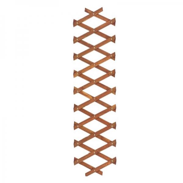 Pine-oak Expanding Wooden Trellis Garden Climbing Plant - Carbonization (0.9mm thickness)