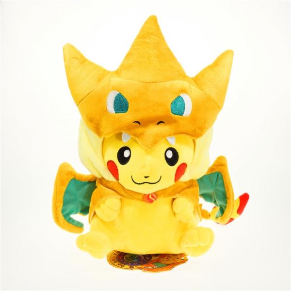 Pokemon Pikachu Plush 10 inch Cartoon Toy Smiling Yellow