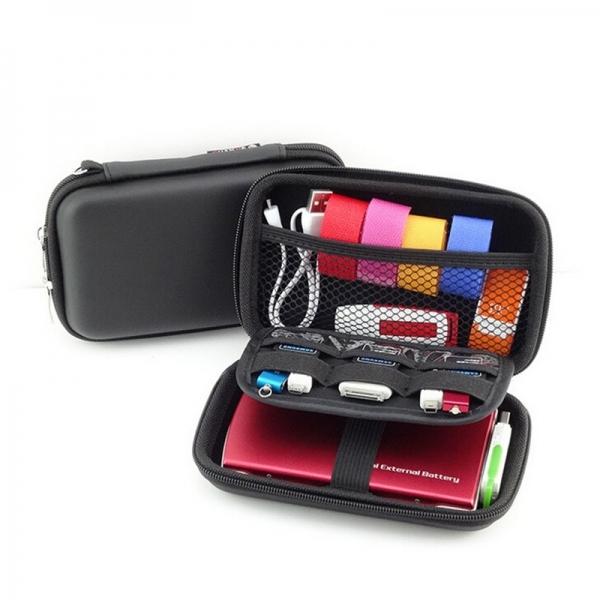 2.5inch External Hard Drive & Digital Accessories Portable Storage Bag Black