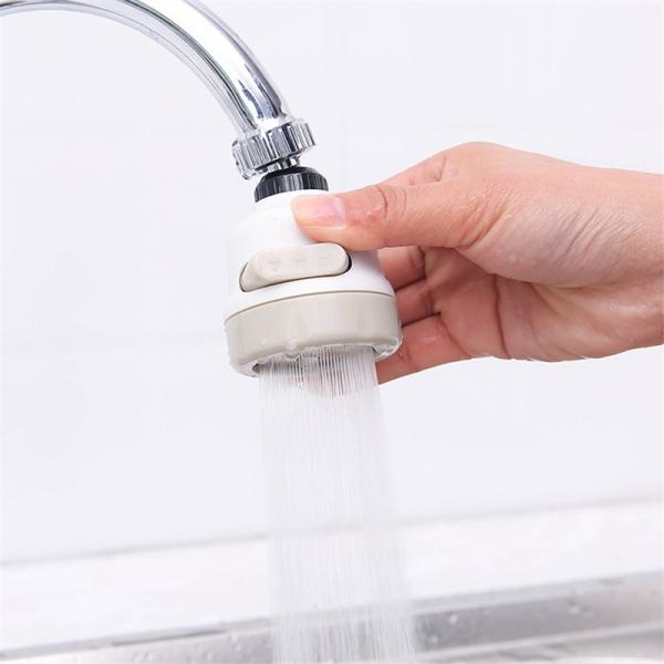 Pressurized 3 Modes Water Saving ABS Faucet Aerators Water Tap Nozzle Filter Splash-Proof Faucets Bubbler for Kitchen Bathroom