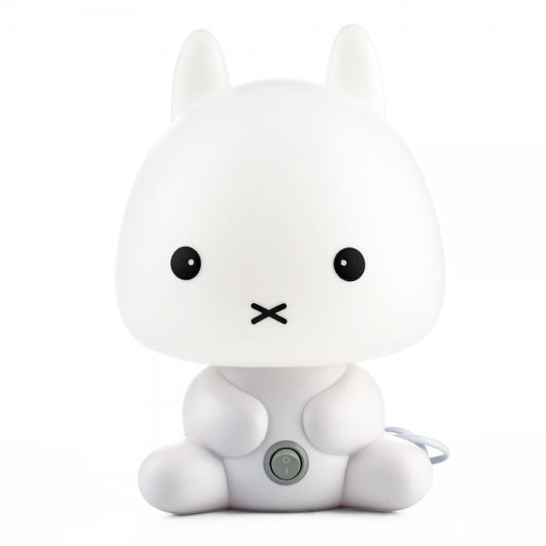 Pretty Cute Rabbit Dog Cartoon Animal LED Night Light Baby Room Sleeping Light Bedroom Desk Lamp Night Lamp Best for Gifts Smart Elf Rabbit White