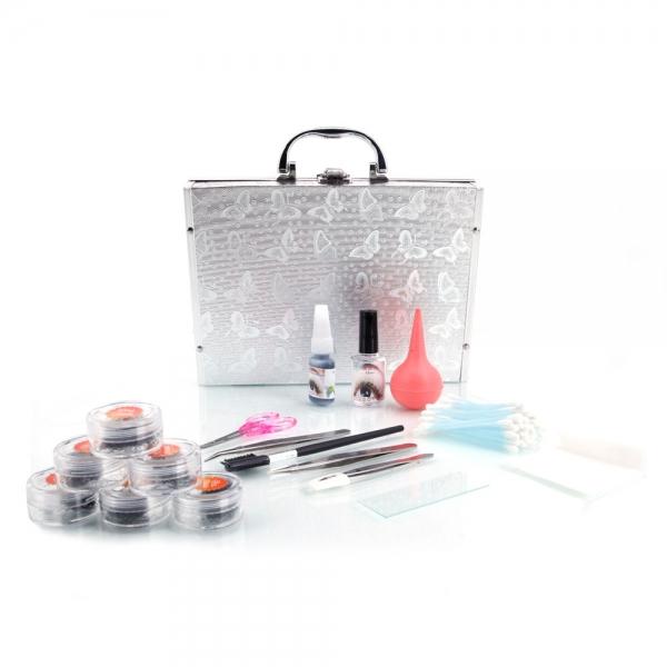 Pro False Eyelashes Eye Lash Extension Set Kit Case