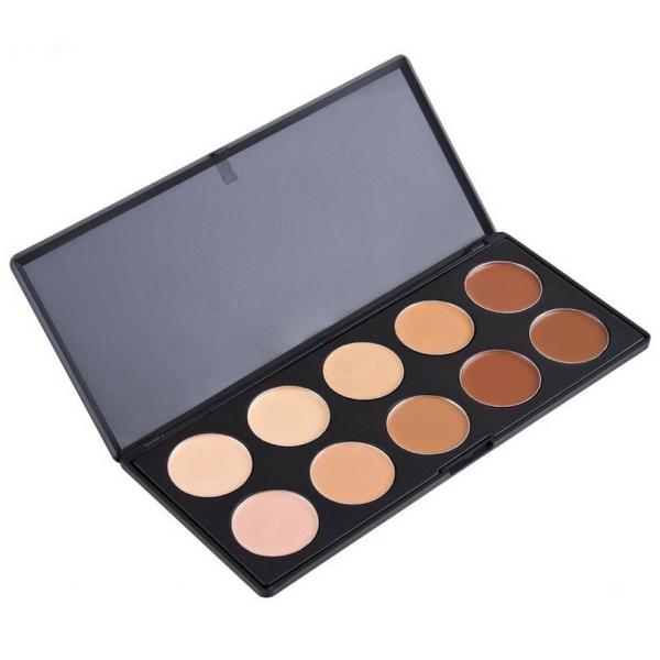 Professional 10 Colors Facial Care Camouflage Makeup Concealer Palette