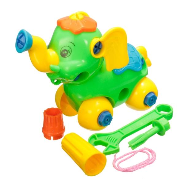 Puzzle Building Toys Develop Learning Fun Tools Random Color Elephant