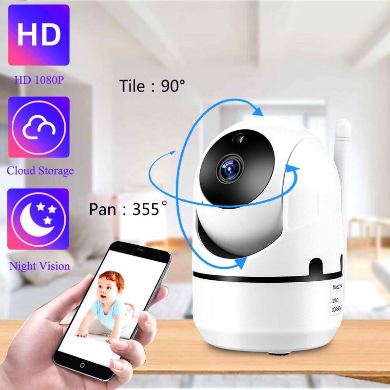 Original ycc365 1080P Cloud HD IP Camera WiFi Auto Tracking Camera Baby Monitor Night Vision Security Home Surveillance Camera