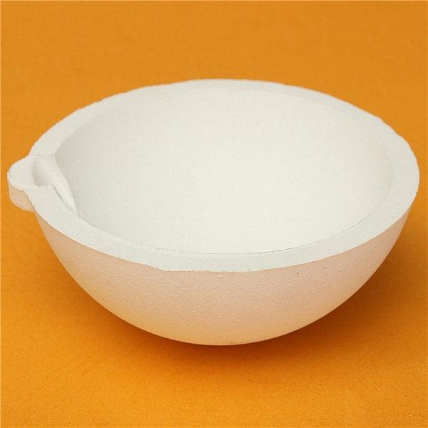 750g Quartz Silica Melting Crucible Pot for Gold Silver Platinum Refine