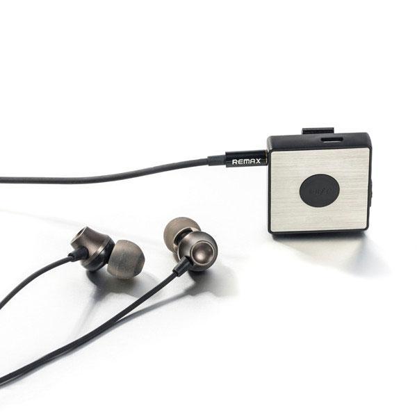 REMAX RB-S3 Clip Style Bluetooth V4.1 Wireless Stereo Sound Sports Earphone with FM Black