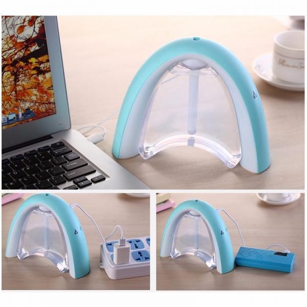 Rainbow Message Board USB Humidifier with Colorful Night Light Blue