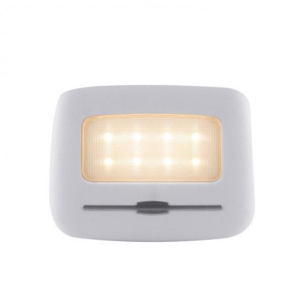 Rechargeable Car Interior LED Touch Dimming Wireless Reading Light USB Charging White Shell Warm White Light
