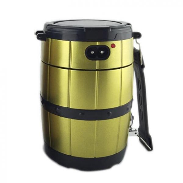 Retractable Camping Tent Solar Lantern Outdoor Portable Emergency LED Light Lamp Golden