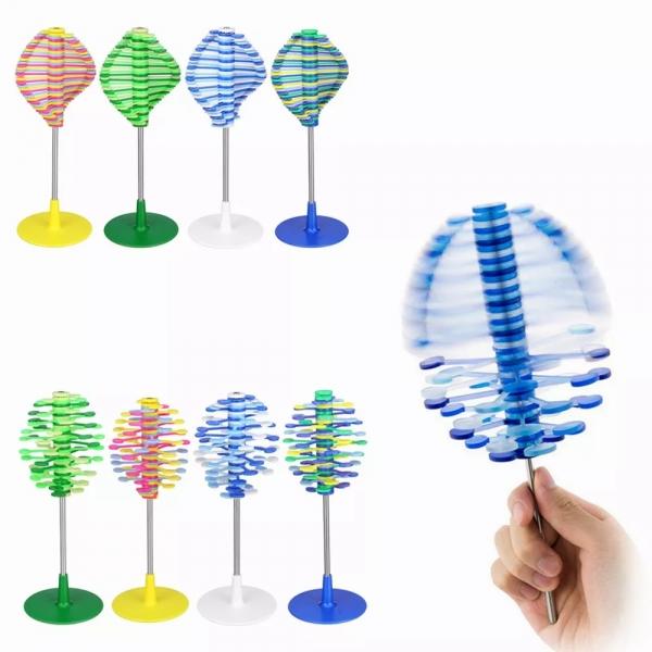 Revolving Lollipop Creative Decompression Art Lollipopter Home Office Desk Decor for Children Adult