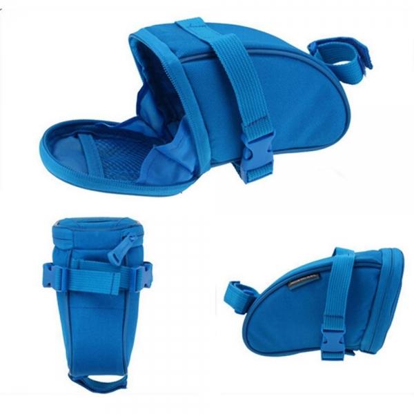 Roswheel 1L Cycling Bike Bicycle Rear Seat Saddle Tail Bag Pouch Blue