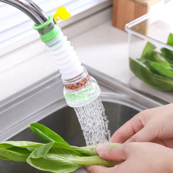 Rotation Kitchen Faucet Spouts Sprayers PVC Shower Tap Water Filter Purifier Nozzle Filter Water Saver For Household Kitchen