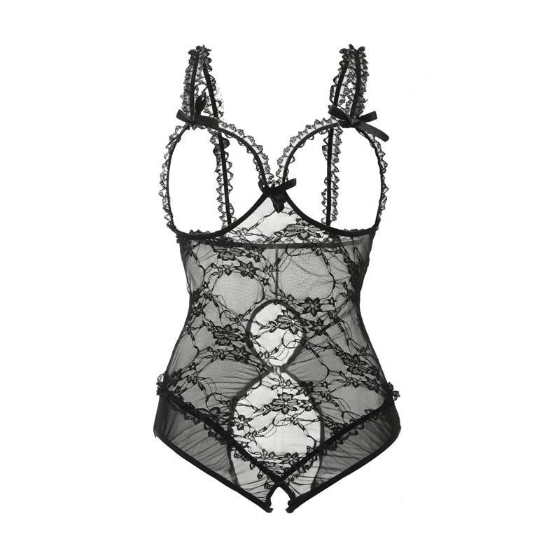 S-6XL Women Plus Size Sexy Lingerie Hot Erotic Lace Dress Costumes Nightgown