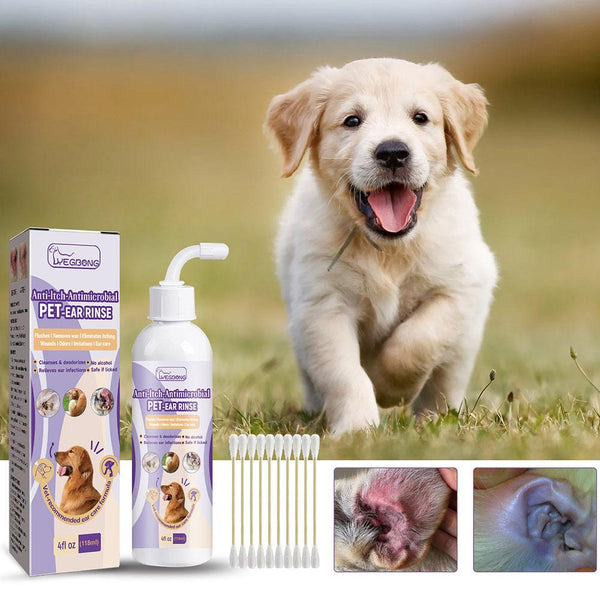 Pet Ear Cleaning Solution Scientific Formula Pet Supplies Infection Control Yeast Mite Removal Ear Mite