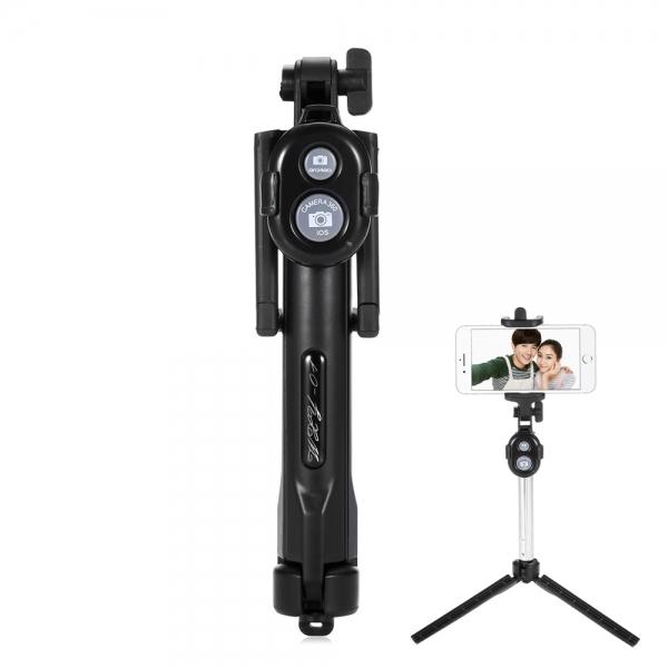 ST-11 Universal Bluetooth Self-timer w/ a Tripod for Mobile Phone Black