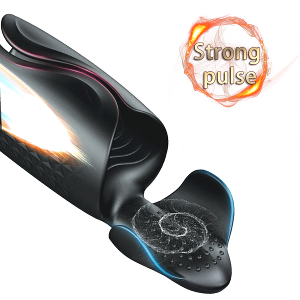 10 Frequency Vibration Penis Trainer Male Masturbator Cup With Glans And Testicles Stimulation Sex Toys