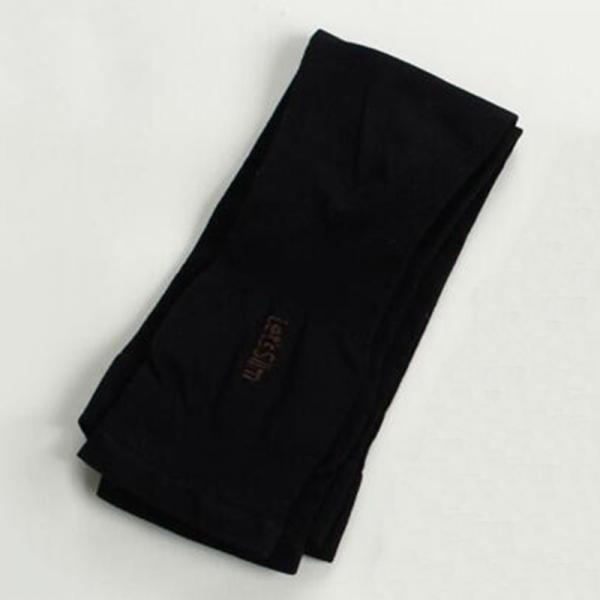 Section Drove UV Sunscreen Half Finger Cuff Sunscreen Arm Sleeves Hand Protection Women & Men Fingerless Long Gloves Black