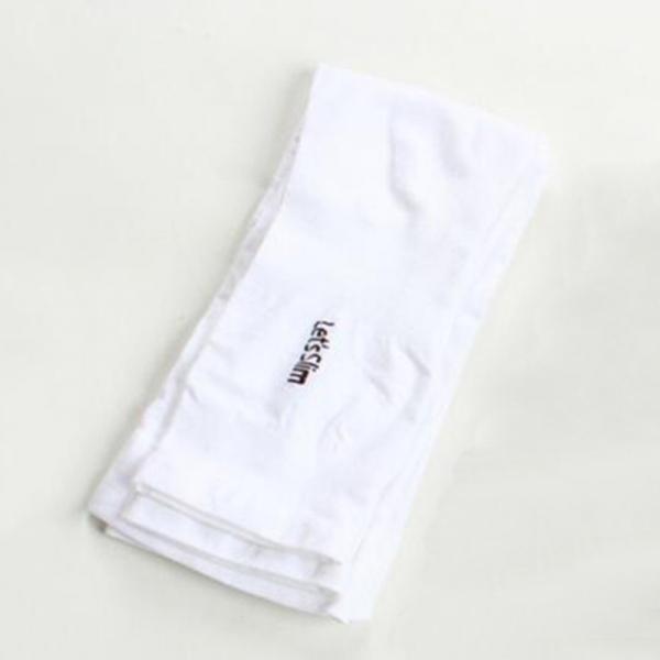 Section Drove UV Sunscreen Half Finger Cuff Sunscreen Arm Sleeves Hand Protection Women & Men Fingerless Long Gloves White - stringsmall